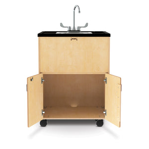 Jonti-Craft® Clean Hands Helper Portable Sink, 38" Counter, Stainless Steel Sink without Plumbing or Electrical