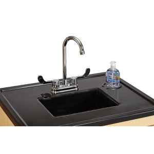 Jonti-Craft® Clean Hands Helper Portable Sink, 38" Counter, Plastic Sink