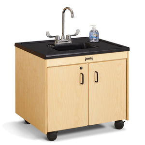 Jonti-Craft® Clean Hands Helper Portable Sink, 26" Counter, Plastic Sink