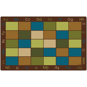 Carpets for Kids Colorful Places Seating Rug, Nature's Colors, 8'4" x 13'4" Rectangle, Seats 30