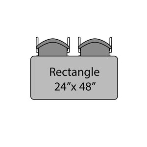 Premier Standing Height Collaborative Classroom Table, 24" x 48" Rectangle