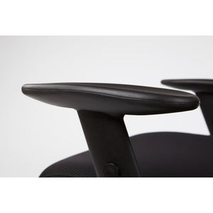 Breathable Mesh Back and Mesh Seat Manager's Chair with Adjustable Arms, Adjustable Lumbar and Industrial Steel Finish Base