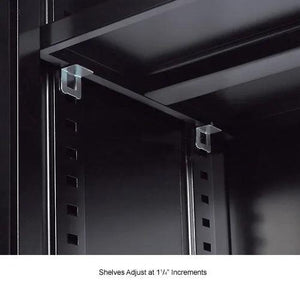 Global Industrial Storage Cabinet, Solid Door with Recessed Handle, 36"W x 18"D x 72"H, Easy Assembly