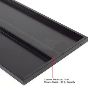 Global Industrial Storage Cabinet, Solid Door with Recessed Handle, 36"W x 18"D x 72"H, Easy Assembly