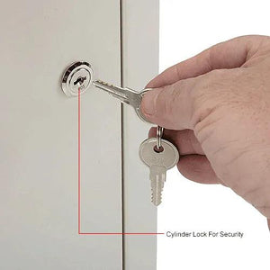 Global Industrial CPU Side Cabinet for Mobile Computer Cart