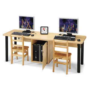 Jonti-Craft® 75"W Dual Computer Lab Table