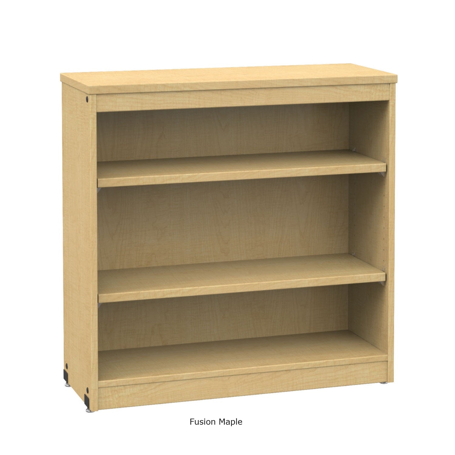 4-Shelf Bookcase with 2 Adjustable Shelves, 36" High