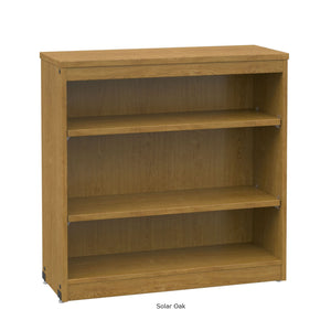 4-Shelf Bookcase with 2 Adjustable Shelves, 36" High