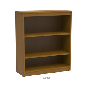 4-Shelf Bookcase with 2 Adjustable Shelves, 42" High