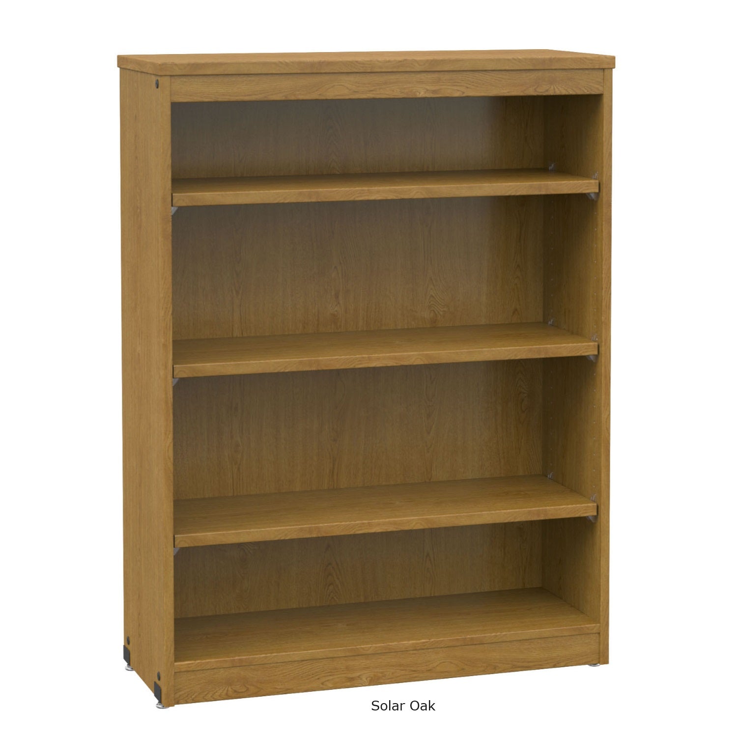 5-Shelf Bookcase with 3 Adjustable Shelves, 48" High