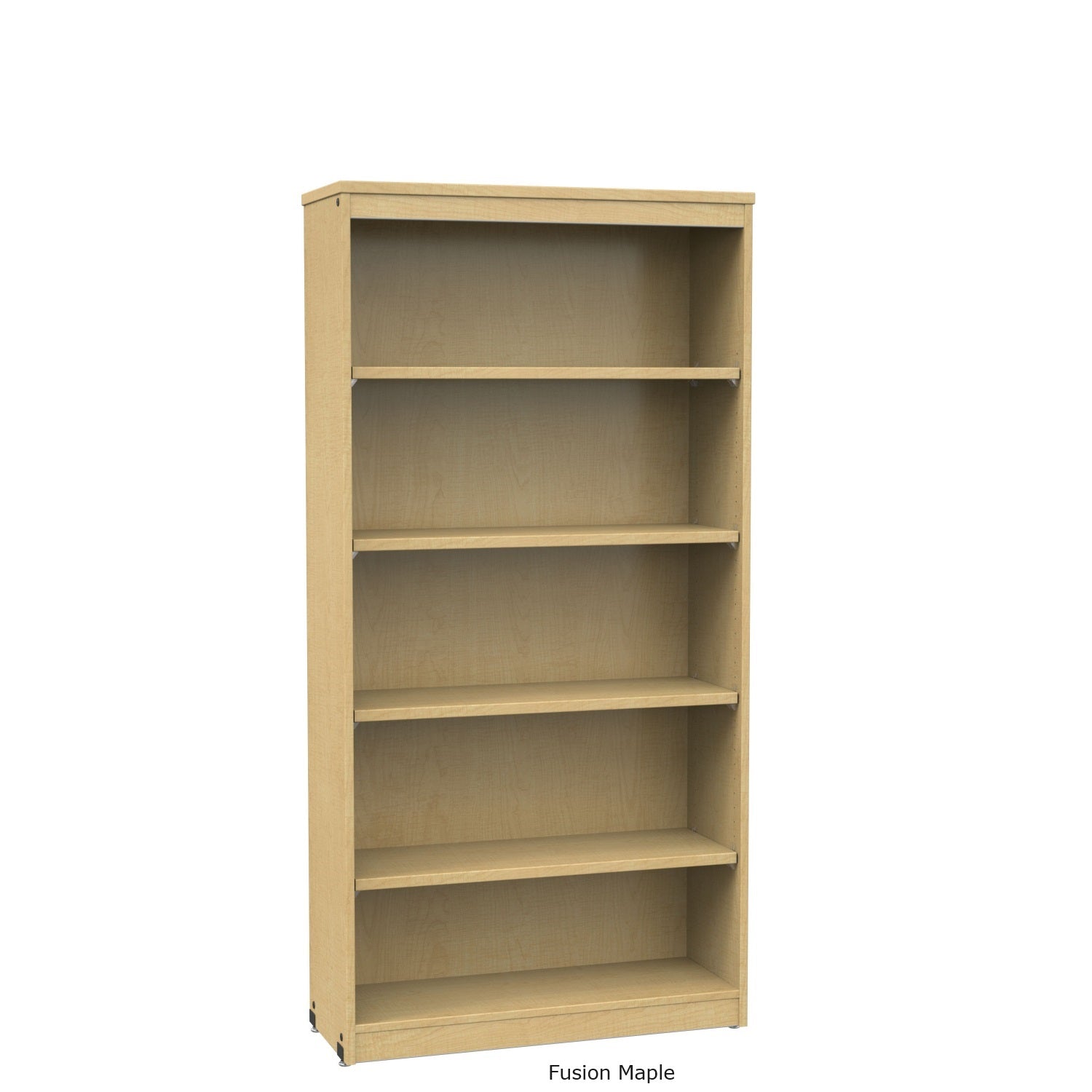 6-Shelf Bookcase with 4 Adjustable Shelves, 72" High