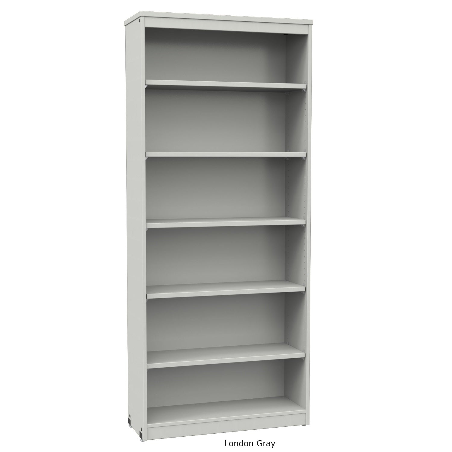 7-Shelf Bookcase with 5 Adjustable Shelves, 84" High