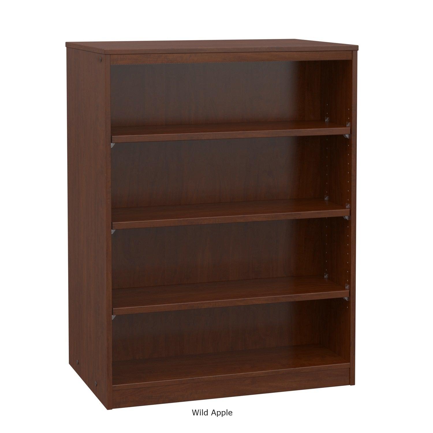 Double Sided 10-Shelf Bookcase with 6 Adjustable Shelves, 48" High