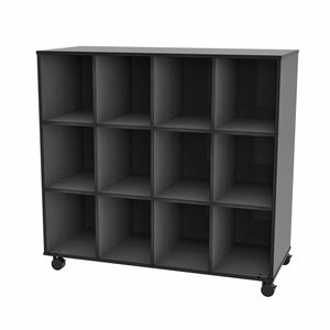 Marco 12-Cubbie Storage Cabinet with Casters