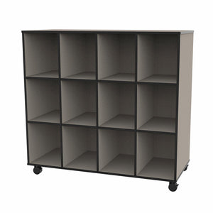 Marco 12-Cubbie Storage Cabinet with Casters