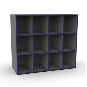Stationary 12-Cubbie Storage Unit