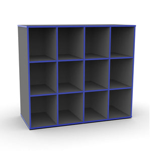 Stationary 12-Cubbie Storage Unit