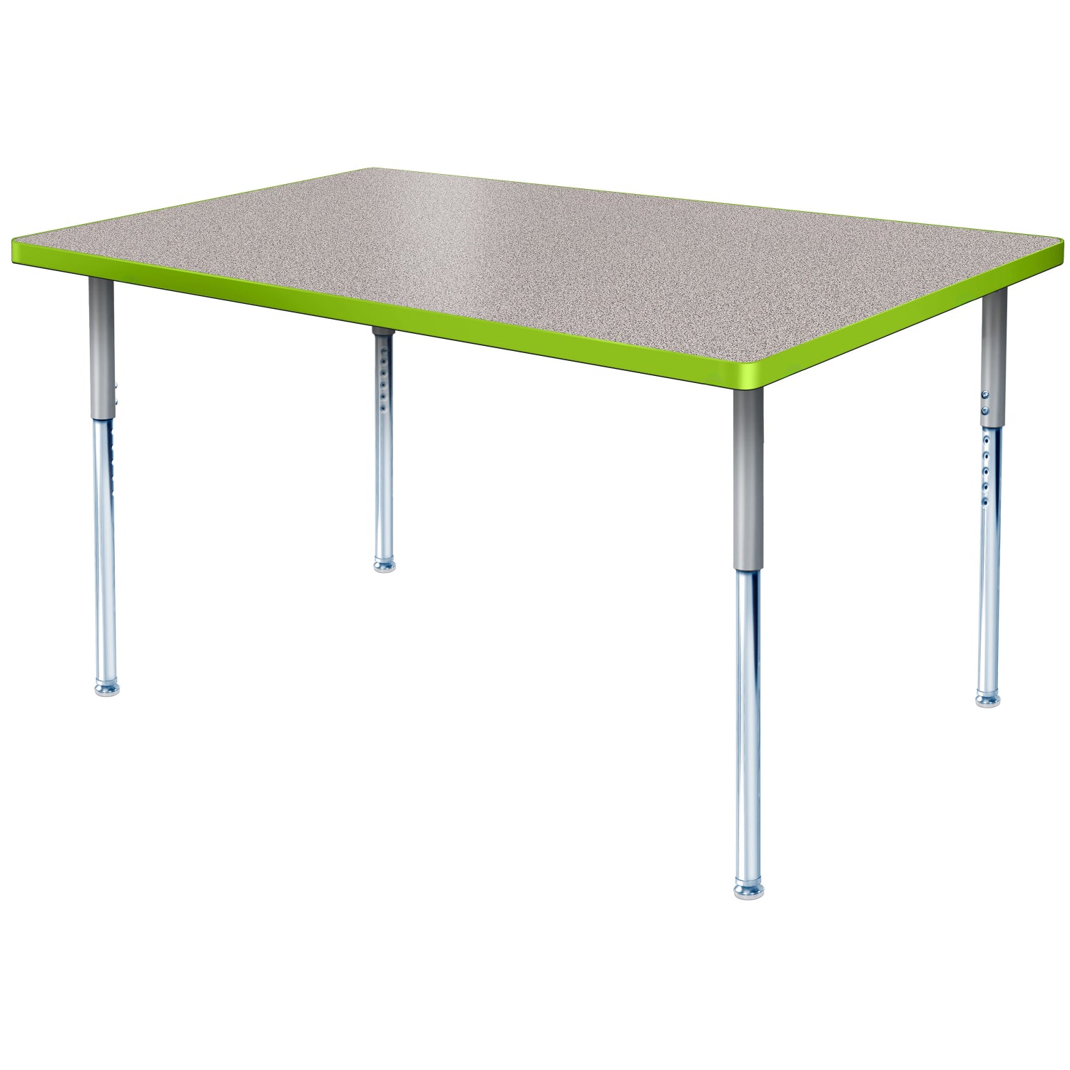 Modern Classic Series 30 x 48" Rectangular Activity Table with High Pressure Laminate Top, Adjustable Height Legs
