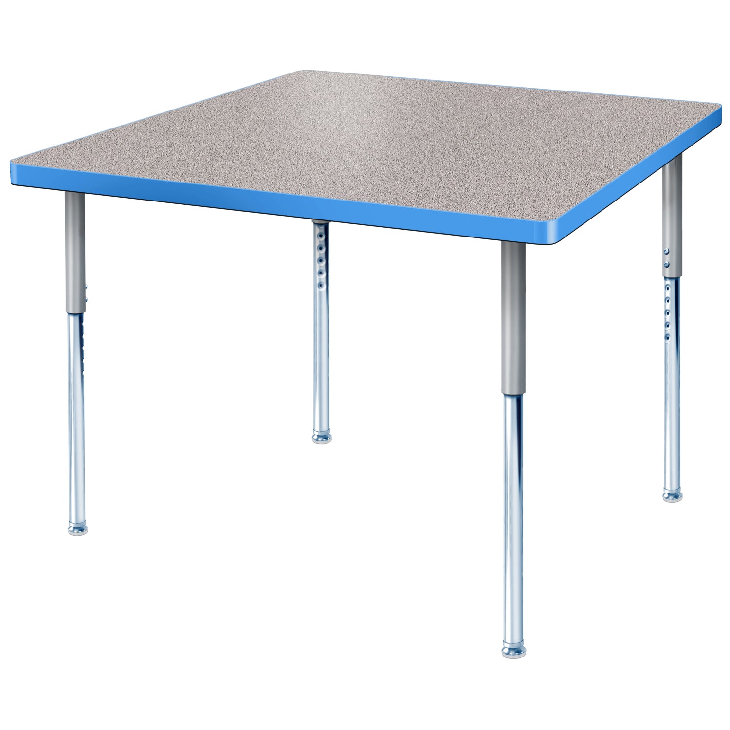 Modern Classic Series 48 x 48" Square Activity Table with High Pressure Laminate Top, Adjustable Height Legs