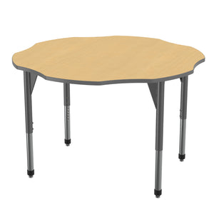 Premier Standing Height Collaborative Classroom Table, 60" Flower