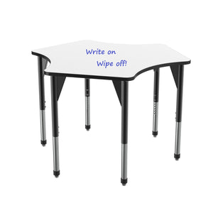 Premier Dry Erase Standing Height Collaborative Classroom Table, 60" Delta