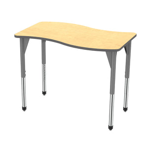Marco Premier Standing Height Collaborative Classroom Table, 30" x 54" Wave