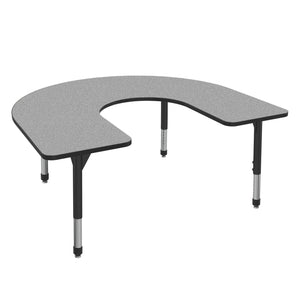 Marco Premier Standing Height Collaborative Classroom Table, 60" x 66" Horseshoe