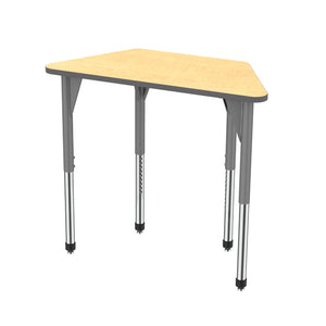 Marco Premier Standing Height Collaborative Classroom Table, 24" x 48" Trapezoid