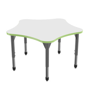 Premier Dry Erase Standing Height Collaborative Classroom Table, 48" 5-Star
