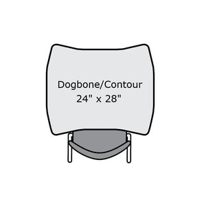 Premier Dry-Erase Sitting Height Collaborative Desk, 24" x 28" Dogbone/Contour
