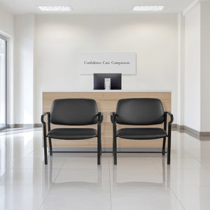 Big & Tall Silver Ion Technology Guest Chair, 500 lb. Capacity