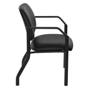Big & Tall Silver Ion Technology Guest Chair, 500 lb. Capacity