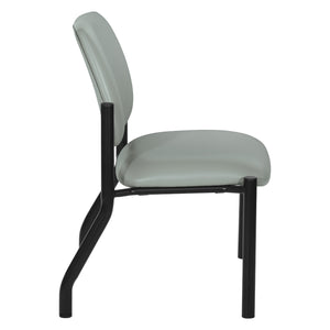 Big & Tall Silver Ion Technology Armless Guest Chair, 500 lb. Capacity