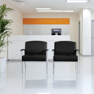 Big & Tall Silver Ion Technology Healthcare Guest Chair, 500 lb. Capacity