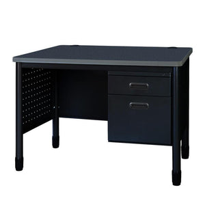Mesa Metal Single Pedestal Teacher's Desk, 48" x 30"