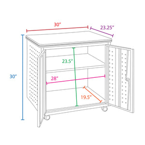 Mesa Metal Teacher's Storage Cabinet