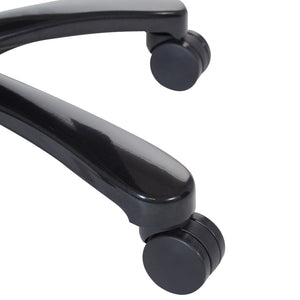 Big and Tall Air Grid Seat and Back Manager's Chair with Height Adjustable Lumbar Support, 2-Way Adjustable Arms and Industrial Steel Finish Base