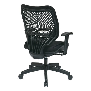 Self Adjusting Raven SpaceFlex® Back and Raven Mesh Seat Manager’s Chair with Adjustable Arms and Nylon Base