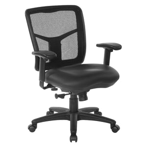 ProGrid® Mesh Back Manager's Chair with Silver Ion Technology Dillon Black Seat