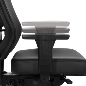 ProGrid® Mesh Back Large Occupant Chair with Dillon Black Seat