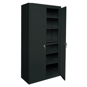 Herculite Premium Metal All-Adjustable 5-Shelf Storage Cabinet, 48" W x 24" D x 78" H