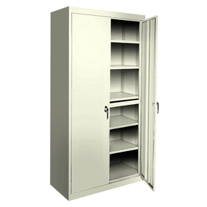 Herculite Premium Metal All-Adjustable 5-Shelf Storage Cabinet, 36" W x 24" D x 72" H