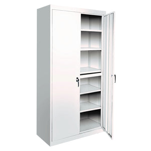 Herculite Premium Metal All-Adjustable 5-Shelf Storage Cabinet, 48" W x 24" D x 78" H