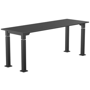 Adjustable Height Science Table with Designer Steel Frame, Epoxy Top with Designer Beveled Edges