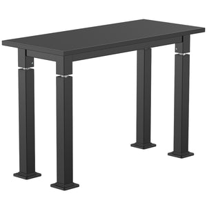 Adjustable Height Science Table with Steel Frame, Black Chem-Res Top with PVC Edge Banding
