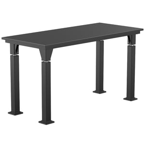 Adjustable Height Science Lab Table with Signature Steel Frame, Phenolic Top with Designer Beveled Edge