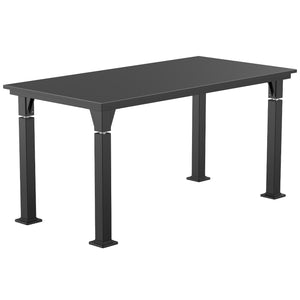 Adjustable Height Science Lab Table with Signature Steel Frame, Phenolic Top with Designer Beveled Edge