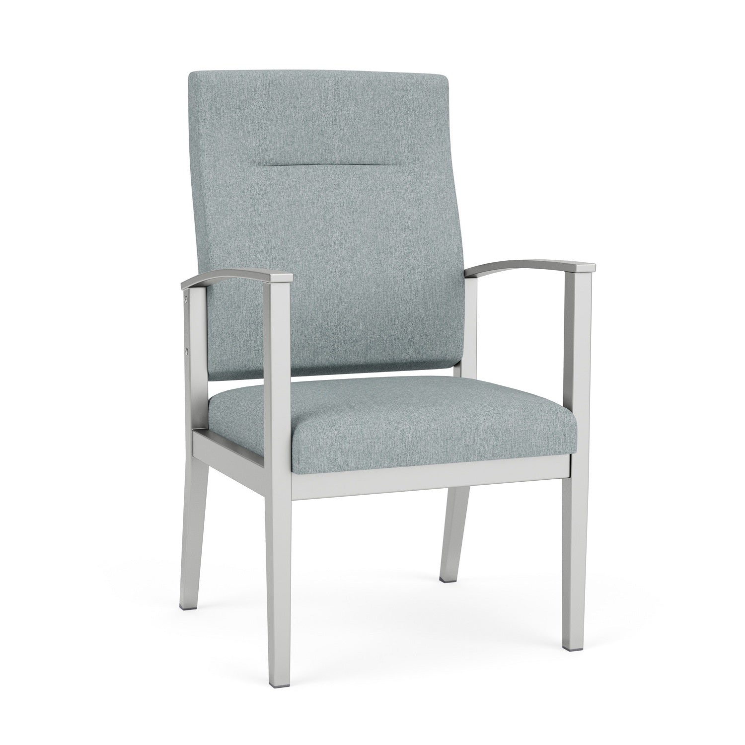 Amherst Steel Collection Reception Seating, Patient Chair, High Back, Healthcare Vinyl Upholstery, FREE SHIPPING