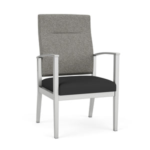 Amherst Steel Collection Reception Seating, Patient Chair, High Back, Standard Fabric Upholstery, FREE SHIPPING