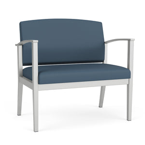 Amherst Steel Collection Reception Seating, Bariatric Chair, 750 lb Capacity, Standard Vinyl Upholstery, FREE SHIPPING